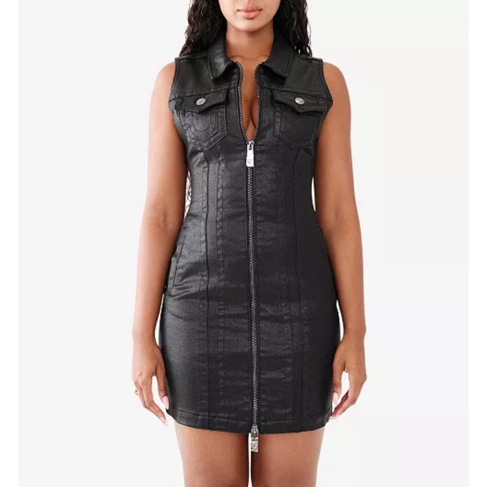 True Religion Black Denim Dress